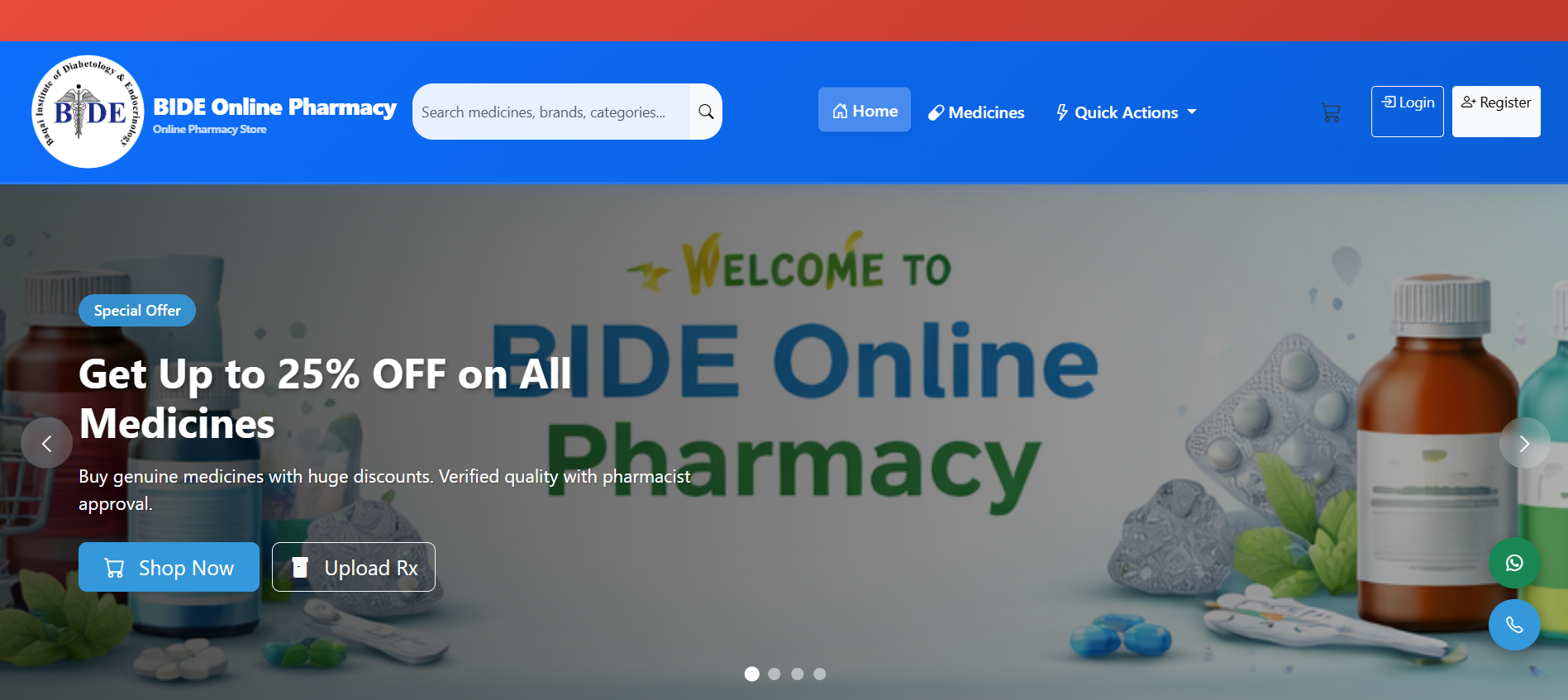 Complete Online Pharmacy Store